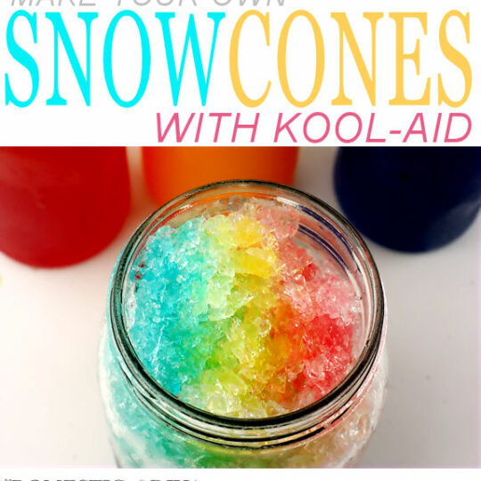 Make Your Own Snow Cones With Koolaid