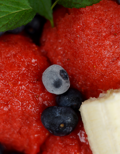 Fourth of July Dessert: Red, White, and Blueberry Sorbet Recipe