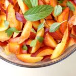 Peach & Watermelon Fresh Fruit Salad
