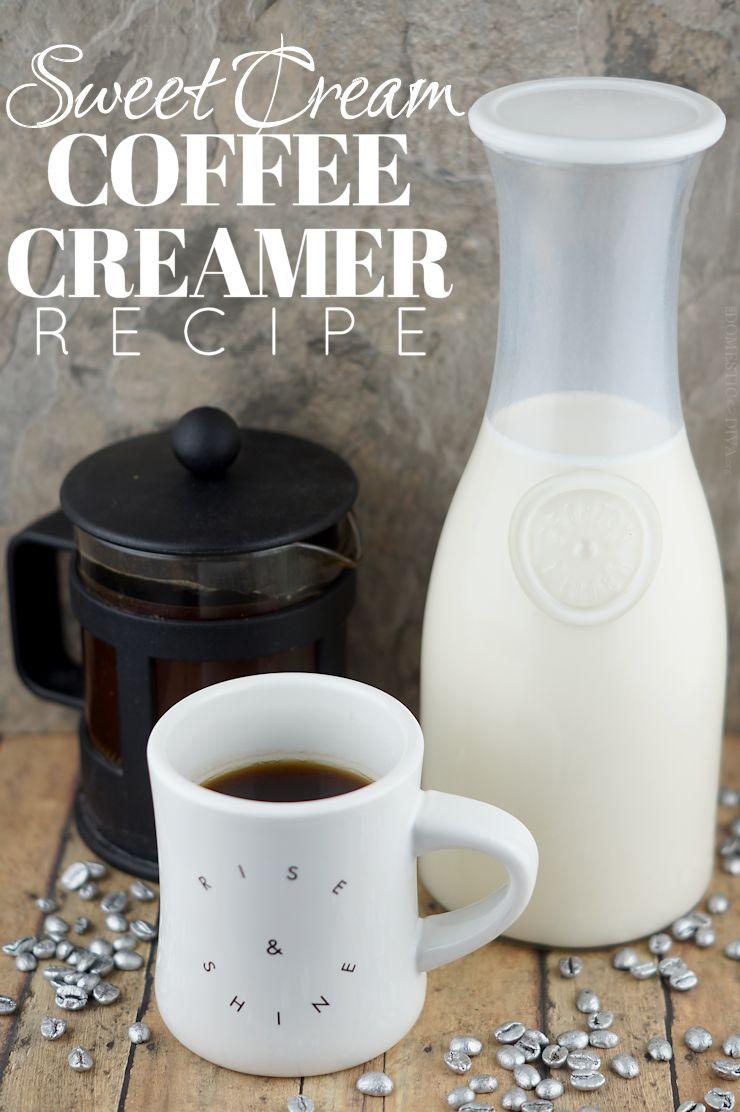 How to make Homemade Sweet Cream Coffee Creamer (recipe)