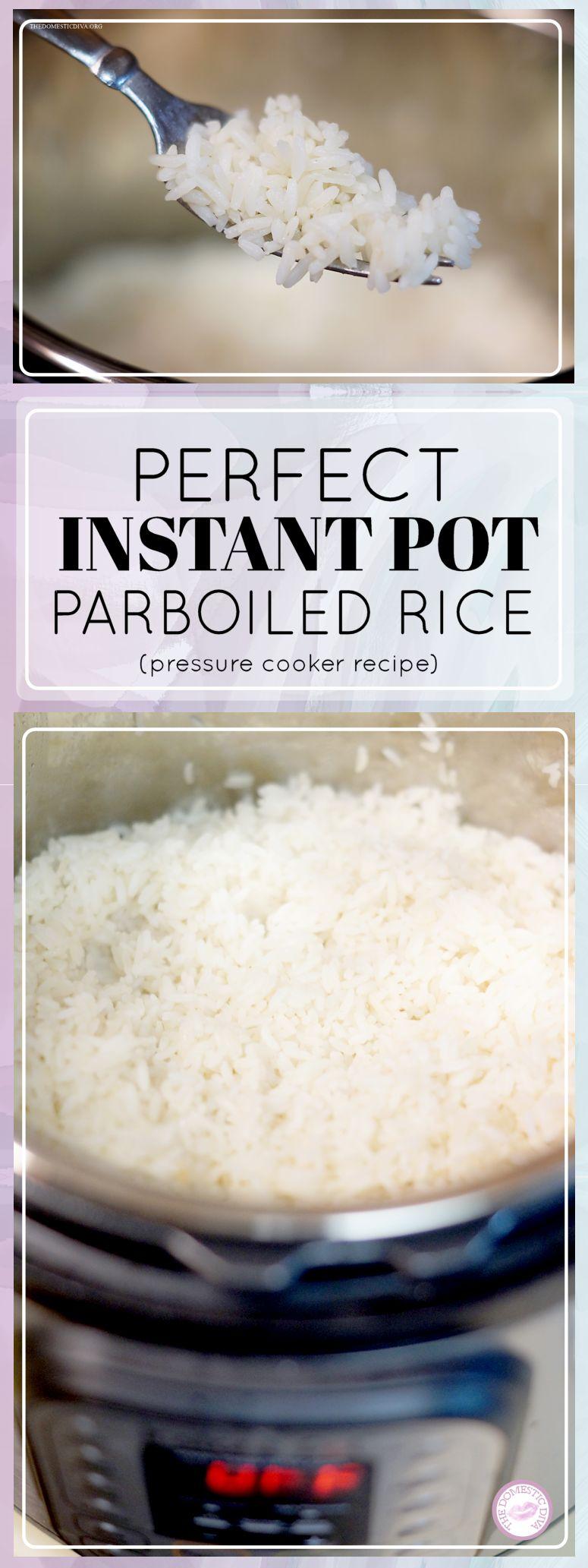 How to make perfect parboiled rice in an Instant Pot (pressure cooker recipe)