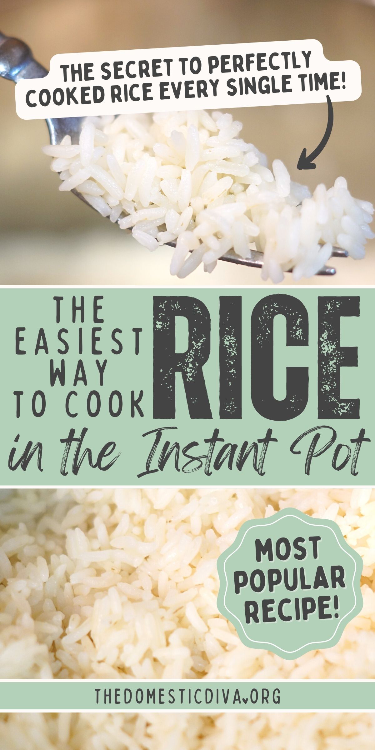 The Easy way to Cook Rice in the Instant Pot