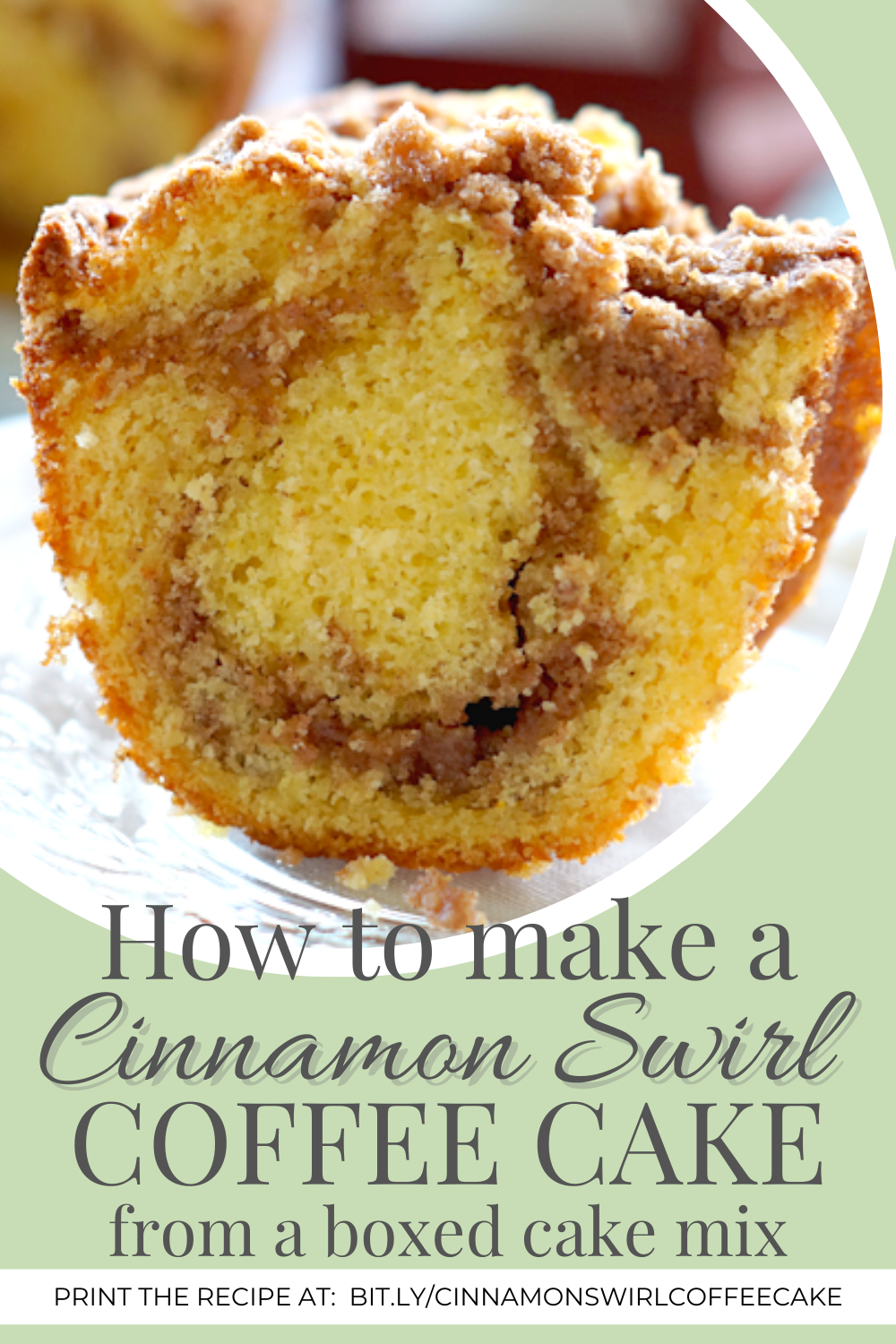 How to Make a Cinnamon Swirl Coffee Cake from a Boxed Cake Mix