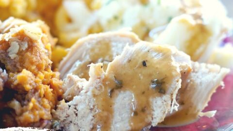 Quick and Easy Instant Pot Turkey Breast with Buttery Herb Gravy
