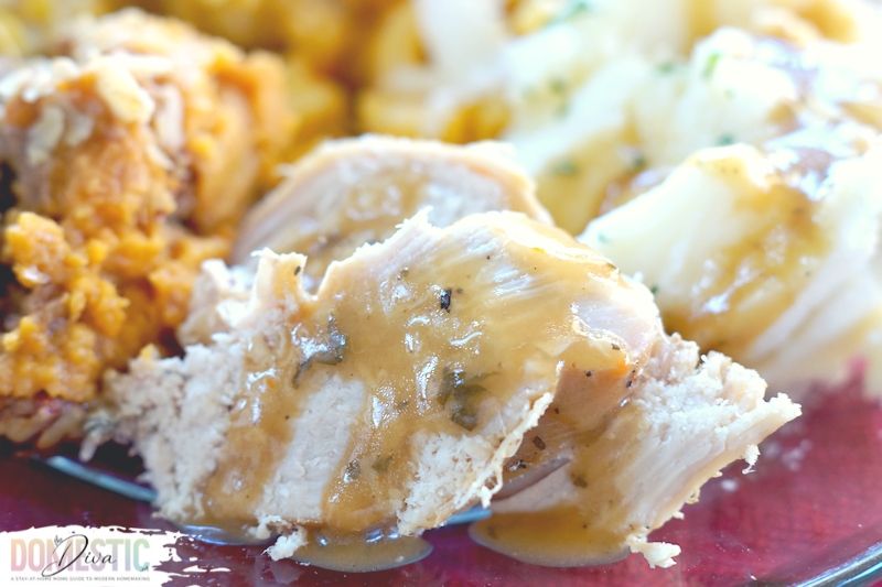 Quick and Easy Instant Pot Turkey Breast with Buttery Herb Gravy