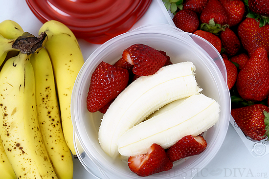 Single Serve Strawberry Banana Sorbet