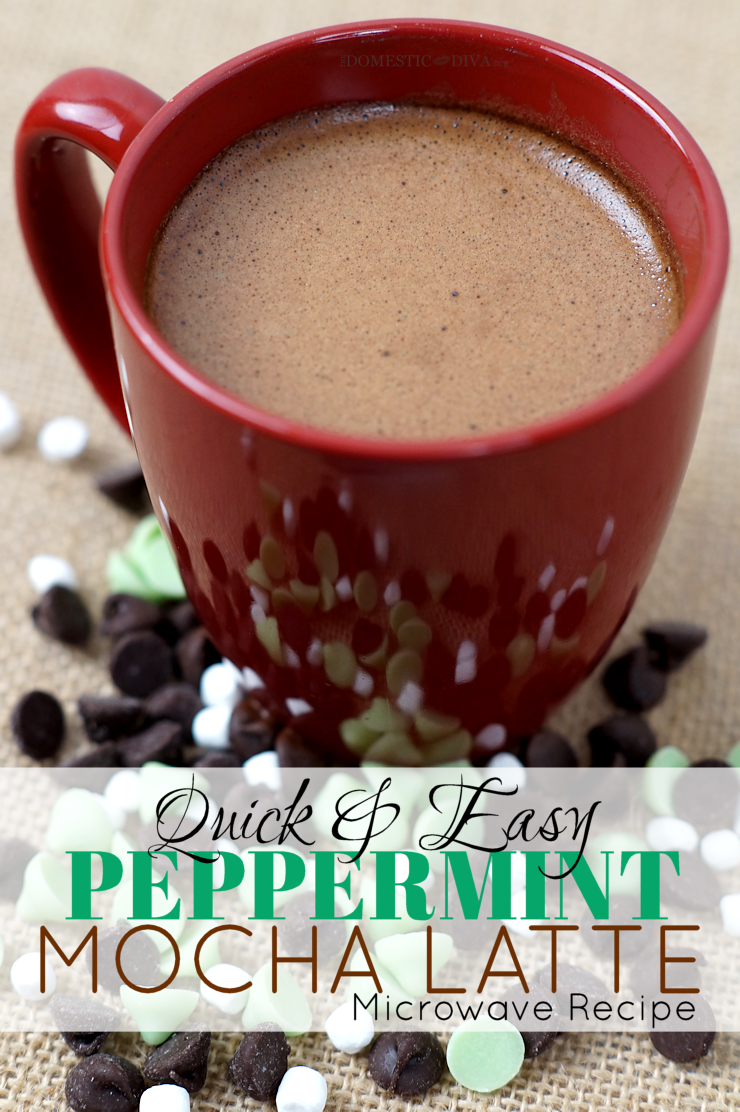 Quick and Easy Instant Peppermint Mocha Latte Microwave Recipe