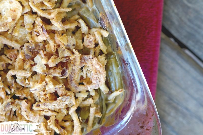 Homemade Southern Green Bean Casserole Recipe - Ditch the canned stuff for this delicious, completely from scratch green bean casserole recipe. Your classic green bean casserole recipe gets a makeover using fresh, real ingredients for an authentic homemade taste.