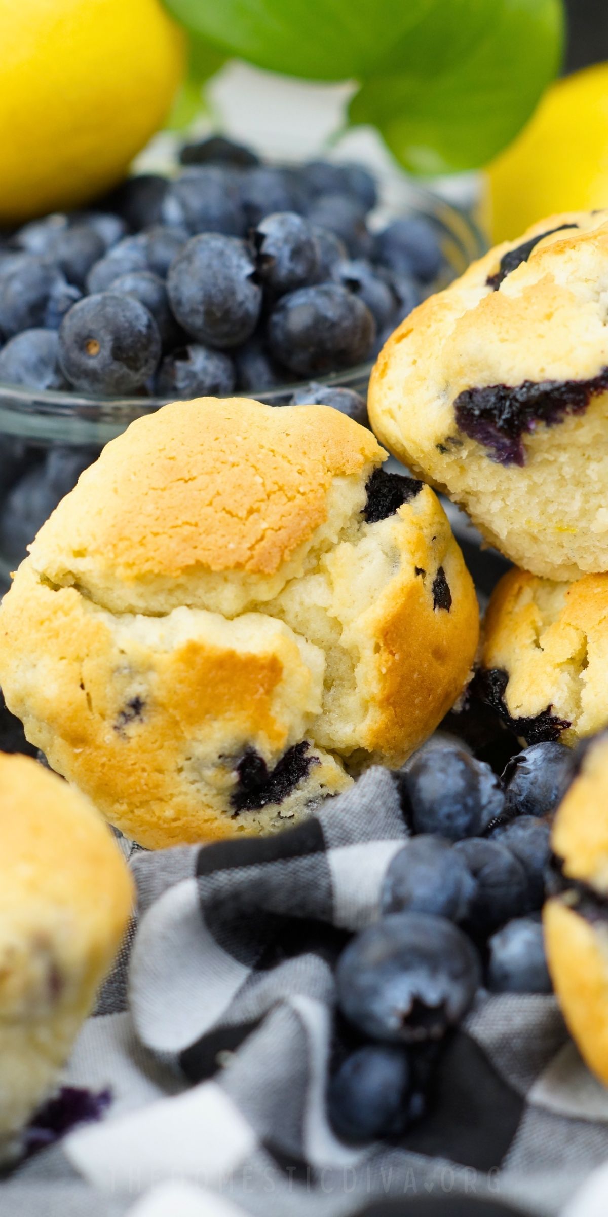 easy lemon blueberry muffins recipe